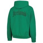 Shop ireland national team old english oversized raglan pullover hoodie – green – Mexico Football Shirts & World Cup Jerseys
