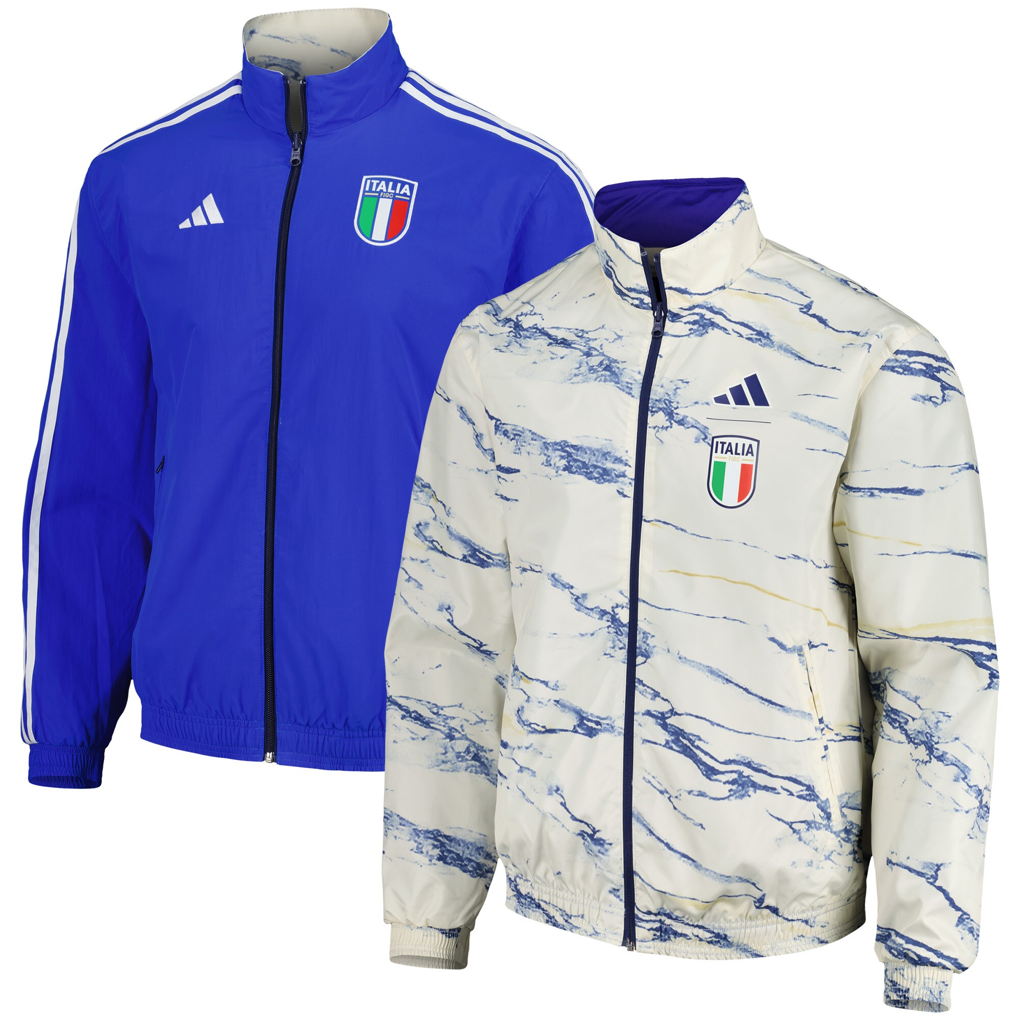 Shop italy national team adidas team logo anthem reversible full-zip jacket – white – Mexico Football Shirts & World Cup Jerseys