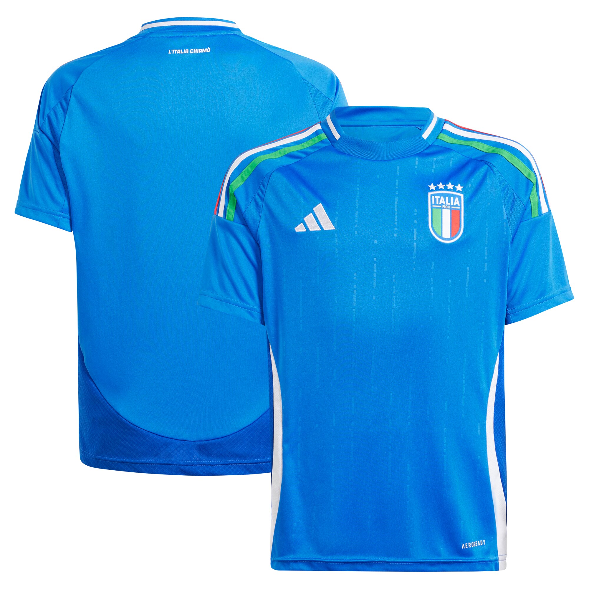 Shop italy national team adidas youth 2024 home replica jersey – blue – Mexico Football Shirts & World Cup Jerseys
