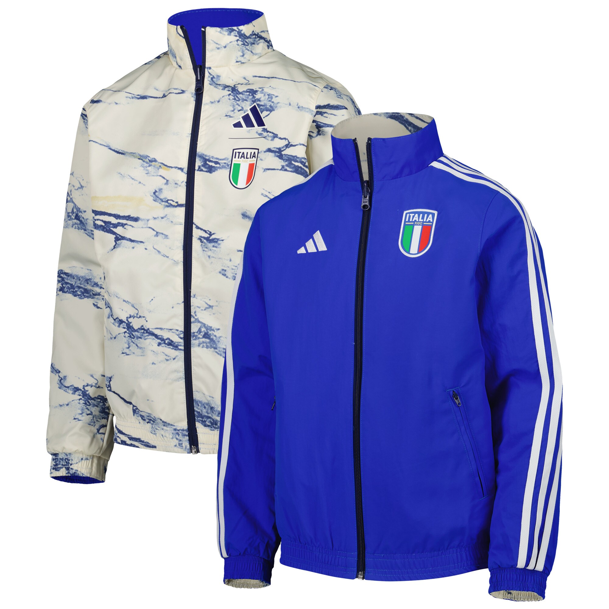 Shop italy national team adidas youth team anthem reversible full-zip jacket – blue – Mexico Football Shirts & World Cup Jerseys