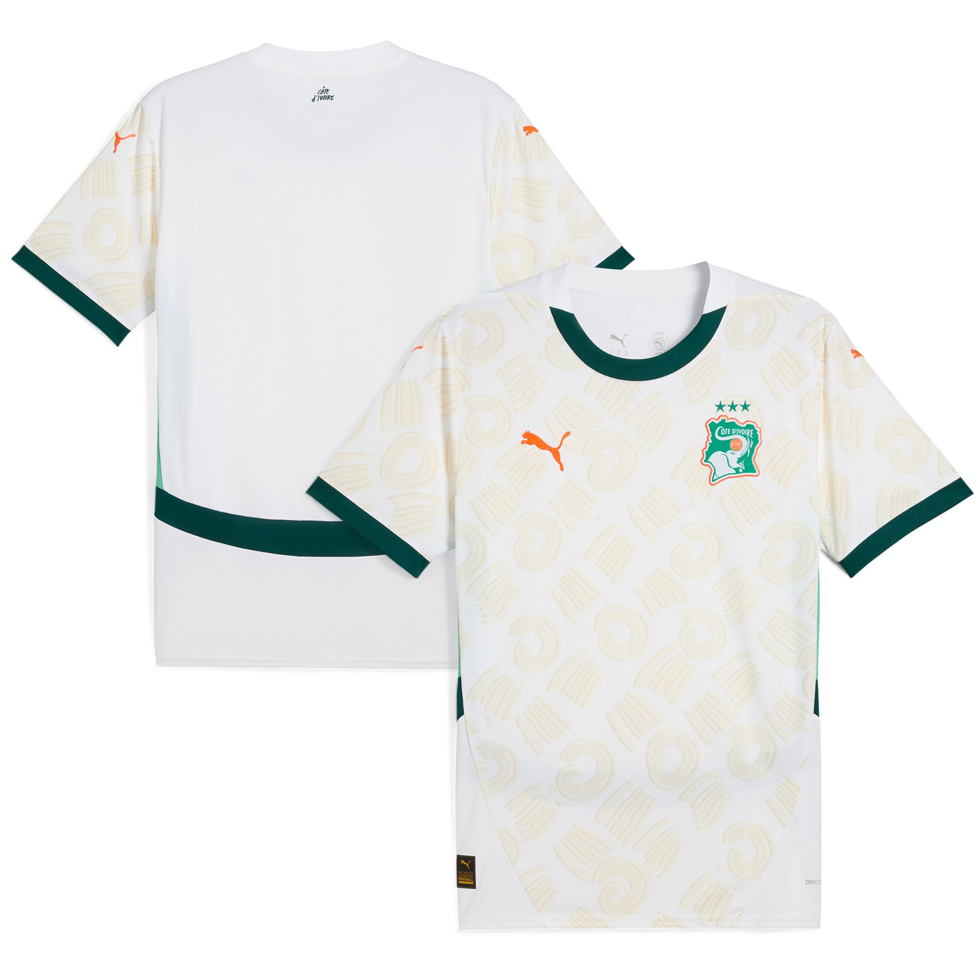 Shop ivory coast national team puma 2025 away replica jersey – white – Mexico Football Shirts & World Cup Jerseys