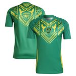 Shop jamaica national team adidas 2024 pre-match top – green – Mexico Football Shirts & World Cup Jerseys