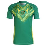 Shop jamaica national team adidas 2024 pre-match top – green – Mexico Football Shirts & World Cup Jerseys
