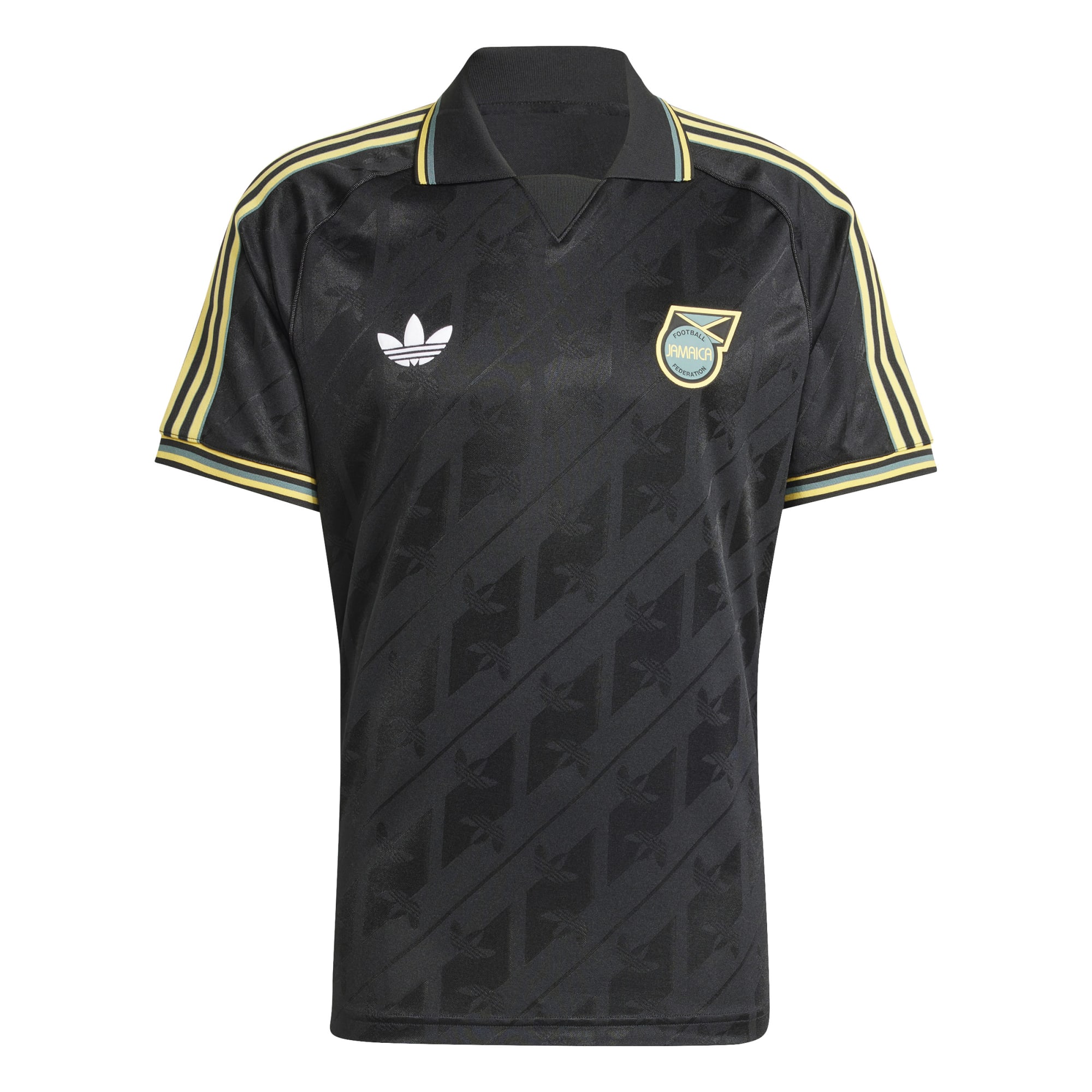 Shop jamaica national team adidas originals lifestyler jersey – black – Mexico Football Shirts & World Cup Jerseys