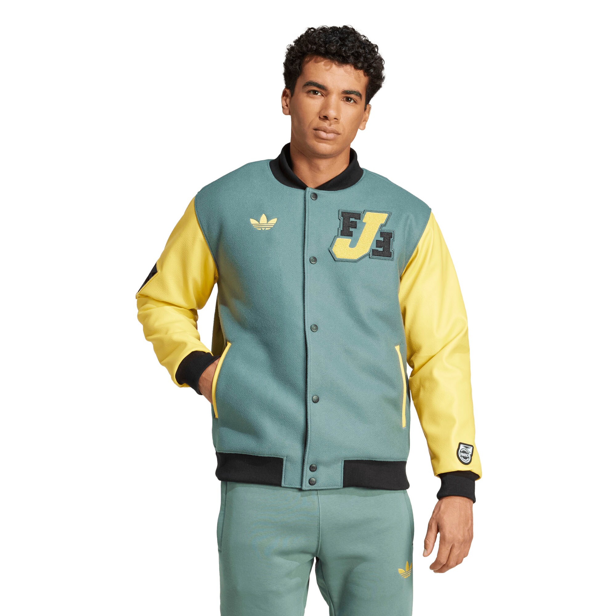Shop jamaica national team adidas varsity pack full-snap jacket – green – Mexico Football Shirts & World Cup Jerseys