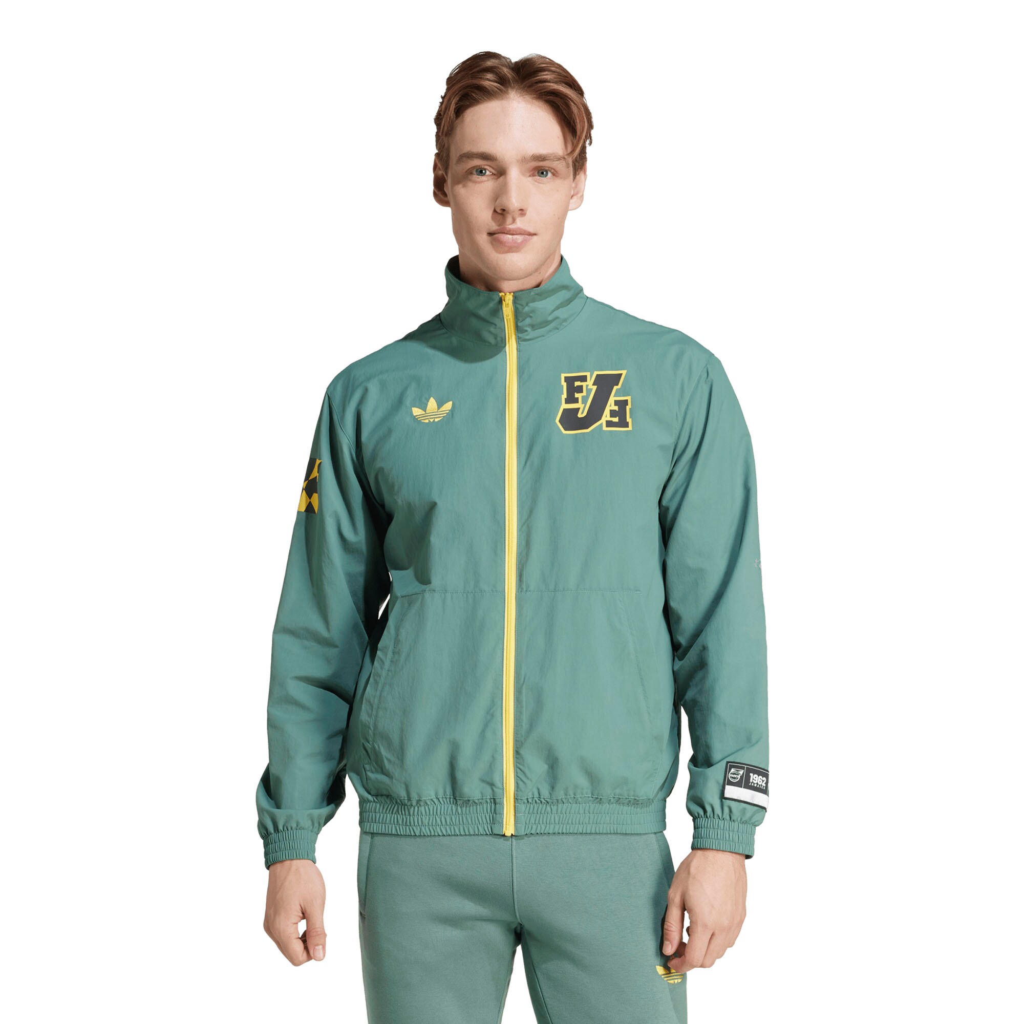 Shop jamaica national team adidas varsity pack full-zip track top – green – Mexico Football Shirts & World Cup Jerseys