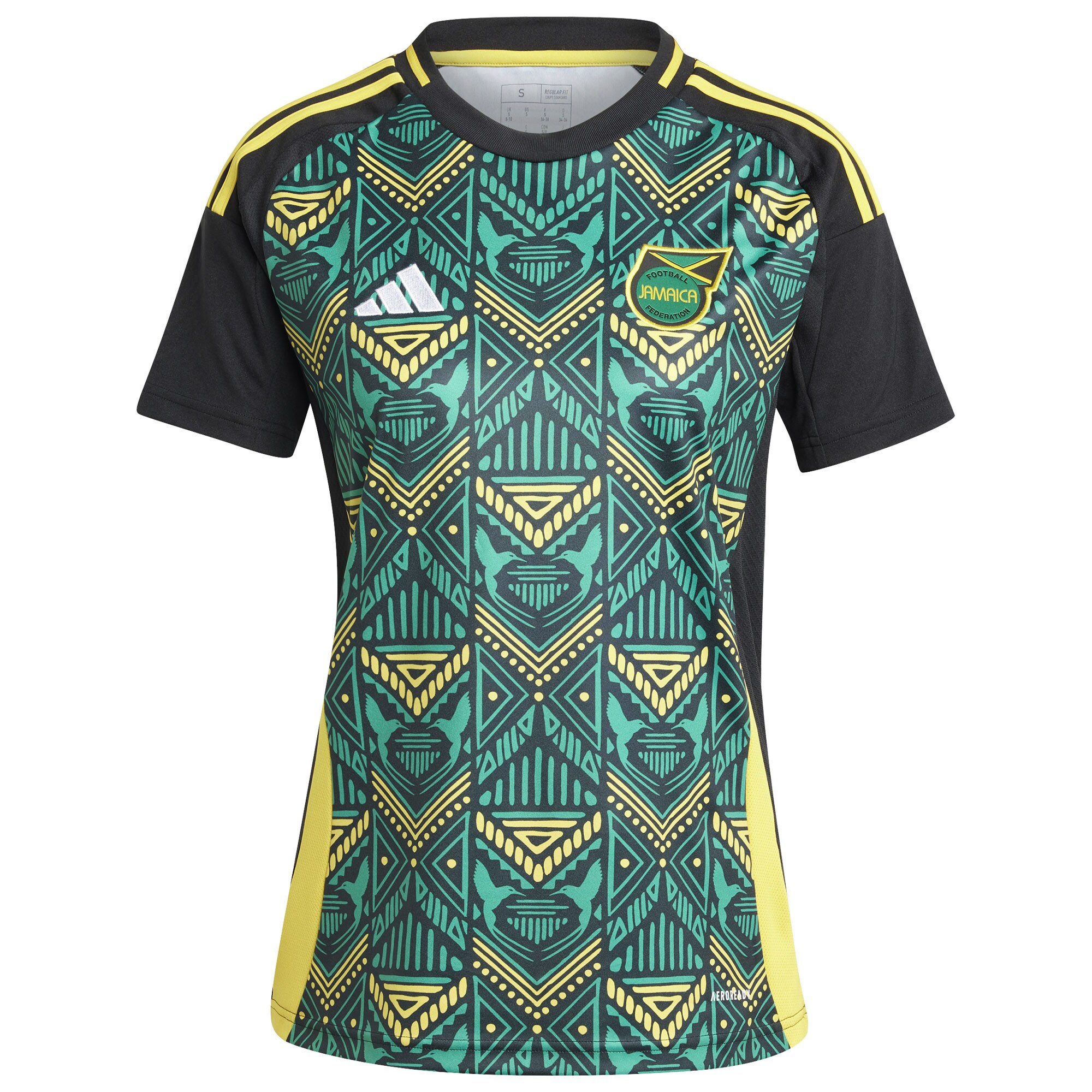 Shop jamaica national team adidas women8217s 2024 away replica jersey – black – Mexico Football Shirts & World Cup Jerseys
