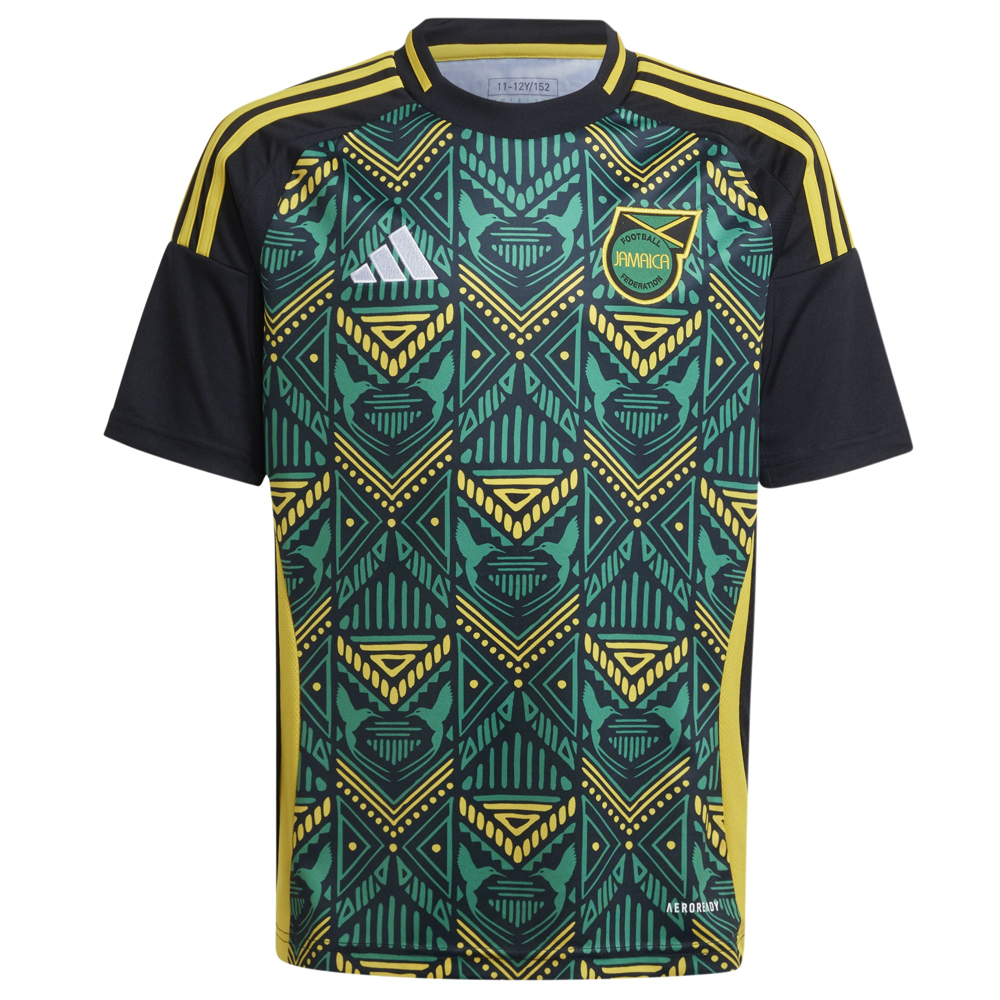 Shop jamaica national team adidas youth 2024 away replica jersey – black – Mexico Football Shirts & World Cup Jerseys