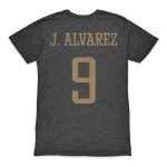 Shop julián Álvarez argentina national team 1863fc player retro tri-blend t-shirt – heather black – Mexico Football Shirts & World Cup Jerseys