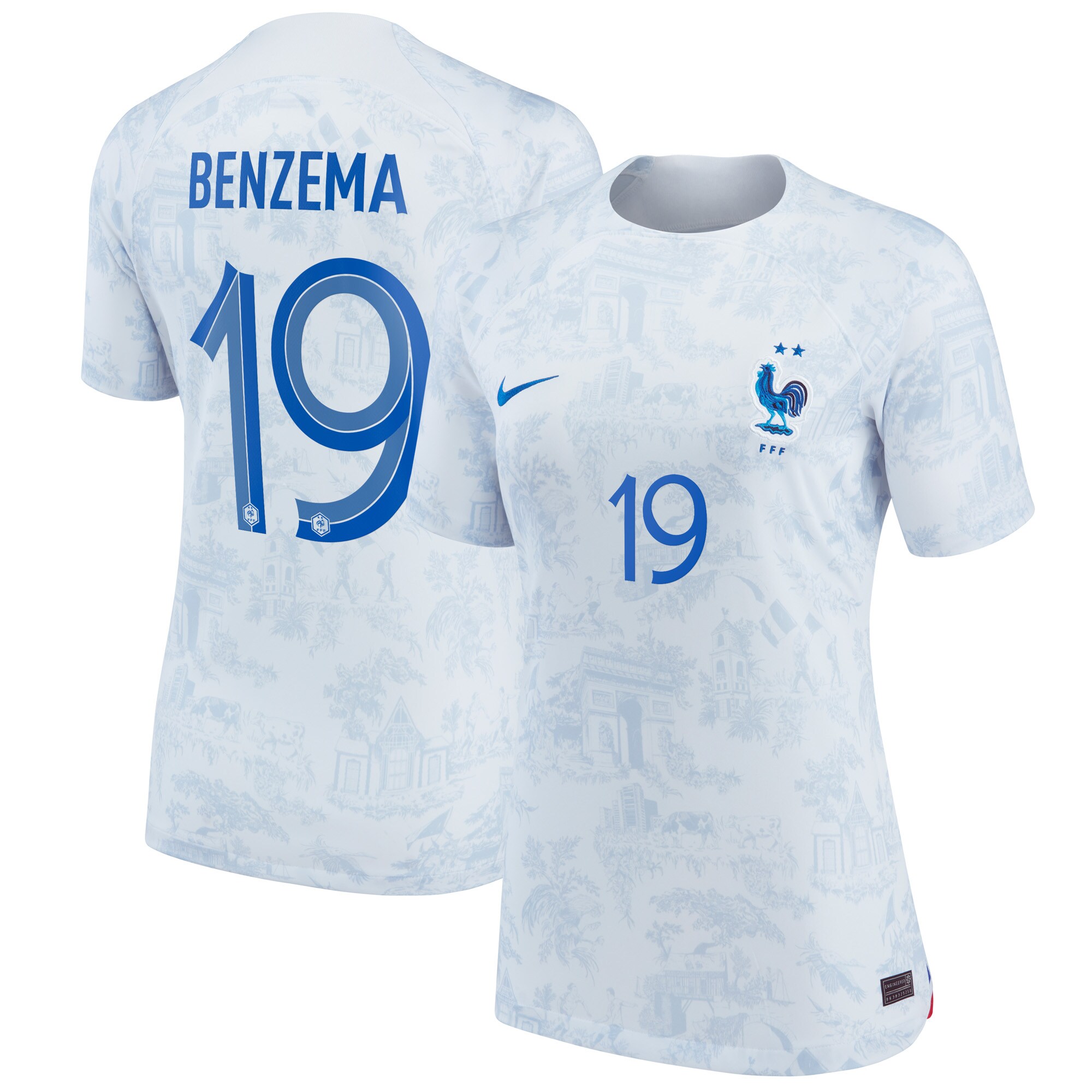 Shop karim benzema france national team nike women8217s 202223 away breathe stadium replica player jersey – white – Mexico Football Shirts & World Cup Jerseys