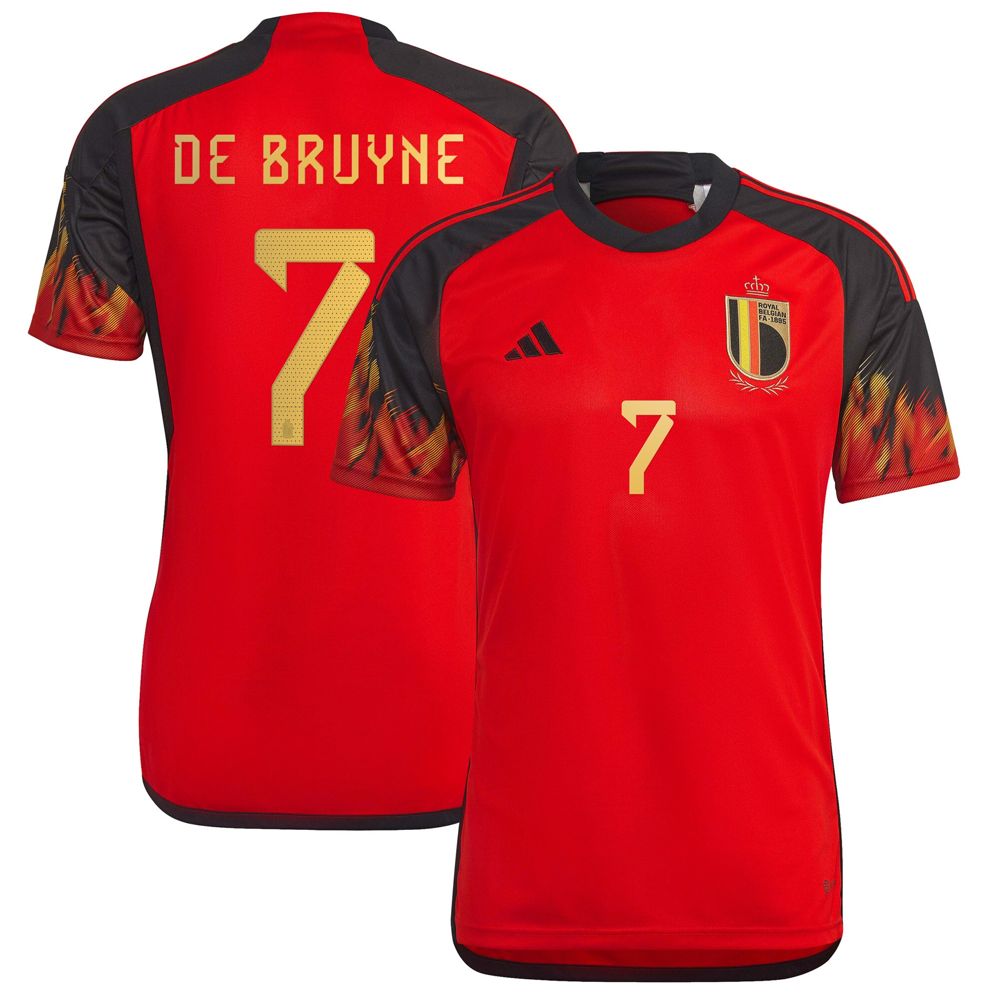 Shop kevin de bruyne belgium national team adidas 202223 home replica jersey – red – Mexico Football Shirts & World Cup Jerseys