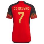 Shop kevin de bruyne belgium national team adidas 202223 home replica jersey – red – Mexico Football Shirts & World Cup Jerseys