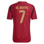 Shop kevin de bruyne belgium national team adidas 2024 home authentic player jersey – burgundy – Mexico Football Shirts & World Cup Jerseys