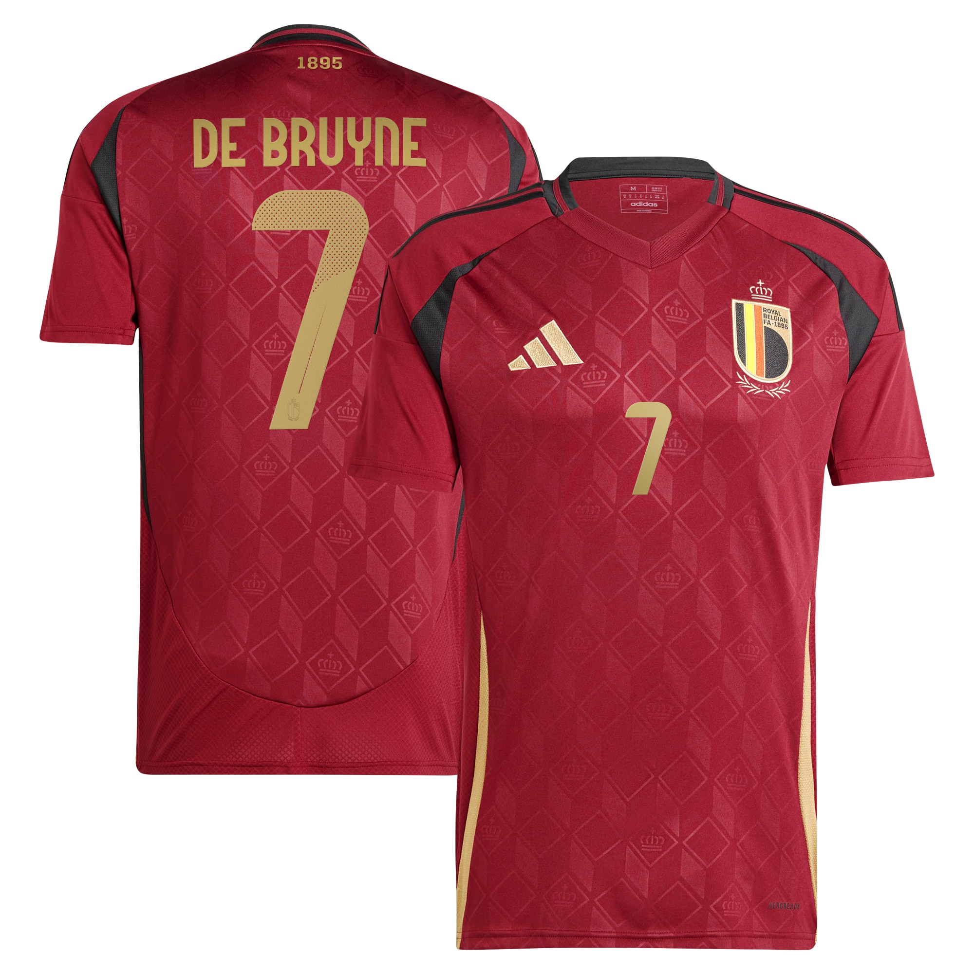 Shop kevin de bruyne belgium national team adidas 2024 home replica player jersey – burgundy – Mexico Football Shirts & World Cup Jerseys