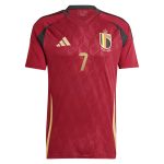 Shop kevin de bruyne belgium national team adidas 2024 home replica player jersey – burgundy – Mexico Football Shirts & World Cup Jerseys