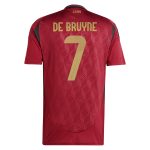 Shop kevin de bruyne belgium national team adidas 2024 home replica player jersey – burgundy – Mexico Football Shirts & World Cup Jerseys