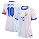 Shop kylian mbappe france national team nike women8217s 2024 away replica jersey – white – Mexico Football Shirts & World Cup Jerseys