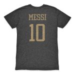 Shop lionel messi argentina national team 1863fc player retro tri-blend t-shirt – heather black – Mexico Football Shirts & World Cup Jerseys