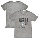 Shop lionel messi argentina national team 1863fc snapshot tri-blend t-shirt – heather gray – Mexico Football Shirts & World Cup Jerseys