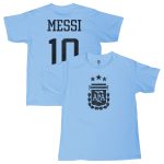 Shop lionel messi argentina national team 1863fc youth name amp number t-shirt – light blue – Mexico Football Shirts & World Cup Jerseys