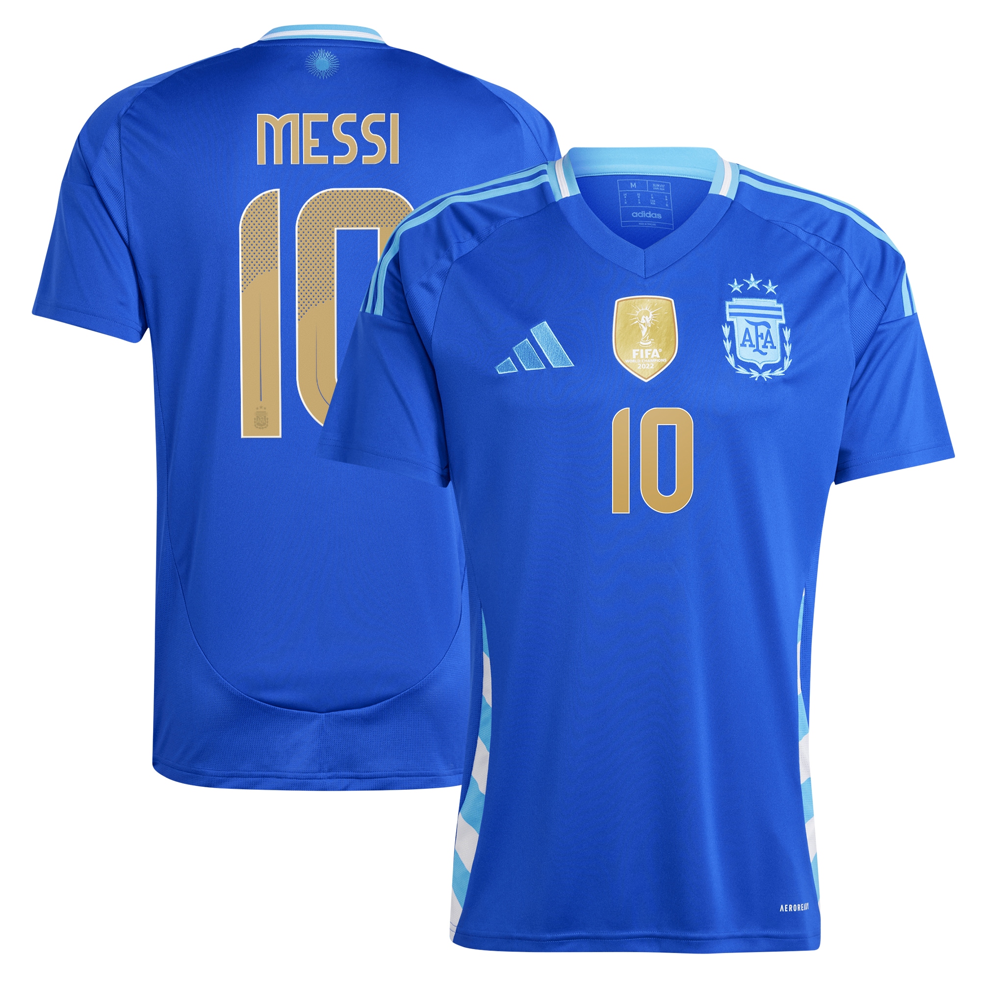 Shop lionel messi argentina national team adidas 2024 away replica player jersey – blue – Mexico Football Shirts & World Cup Jerseys