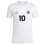 Shop lionel messi argentina national team adidas name amp number t-shirt – white – Mexico Football Shirts & World Cup Jerseys