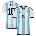 Shop lionel messi argentina national team adidas youth 2022 winners home replica jersey – whitelight blue – Mexico Football Shirts & World Cup Jerseys