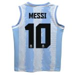Shop lionel messi argentina national team vive la fete toddler painted stripes basketball jersey – light blue – Mexico Football Shirts & World Cup Jerseys