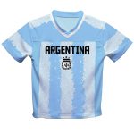 Shop lionel messi argentina national team vive la fete youth painted stripes football jersey – light blue – Mexico Football Shirts & World Cup Jerseys