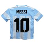 Shop lionel messi argentina national team vive la fete youth painted stripes football jersey – light blue – Mexico Football Shirts & World Cup Jerseys