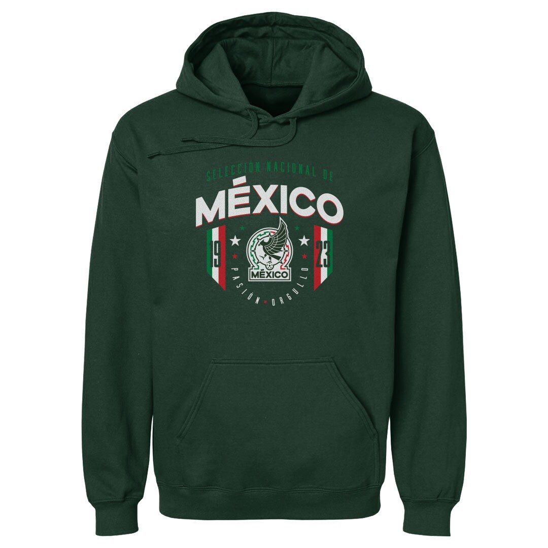Shop mexico national team 500 level 1923 pullover hoodie – forest green – Mexico Football Shirts & World Cup Jerseys