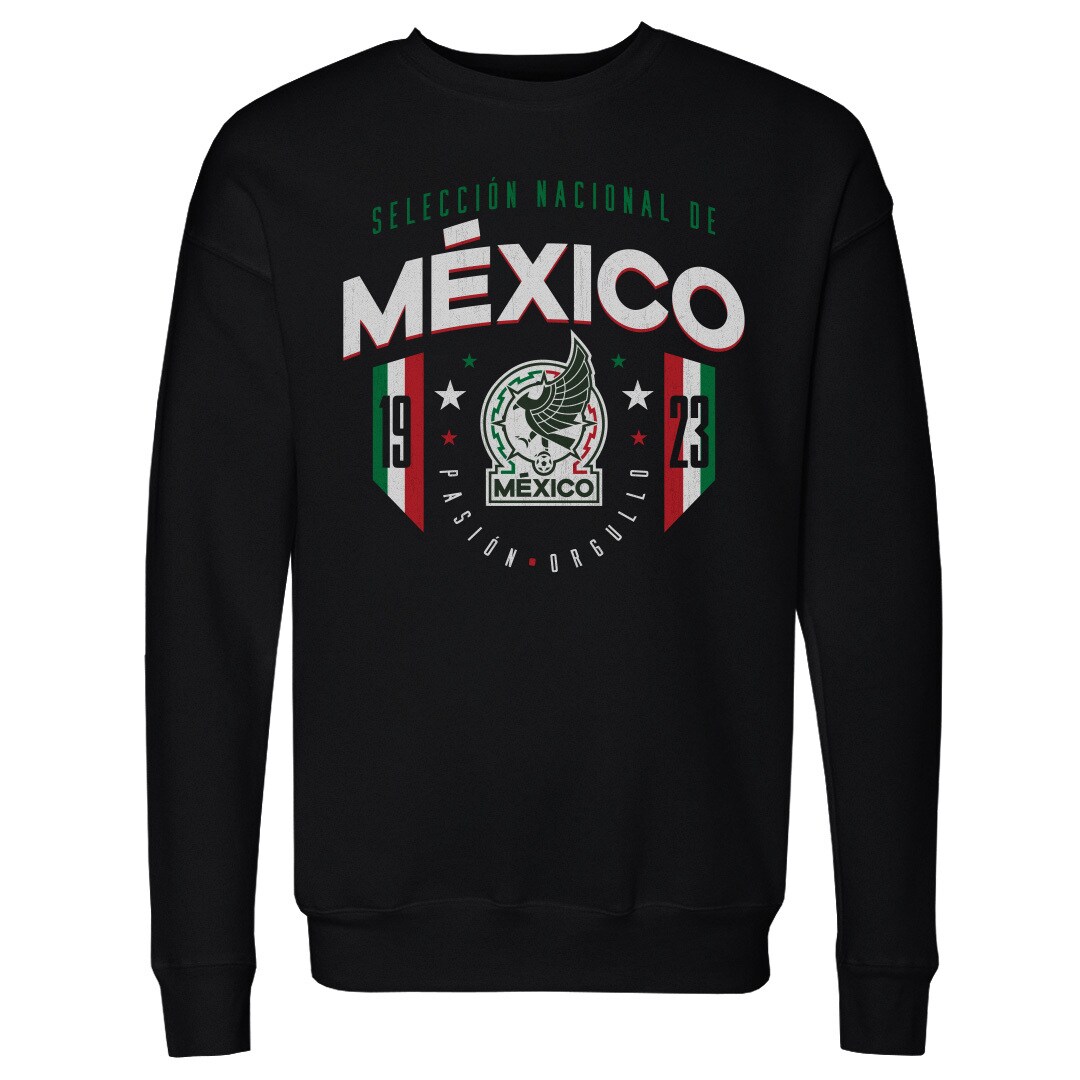Shop mexico national team 500 level 1923 pullover sweatshirt – black – Mexico Football Shirts & World Cup Jerseys