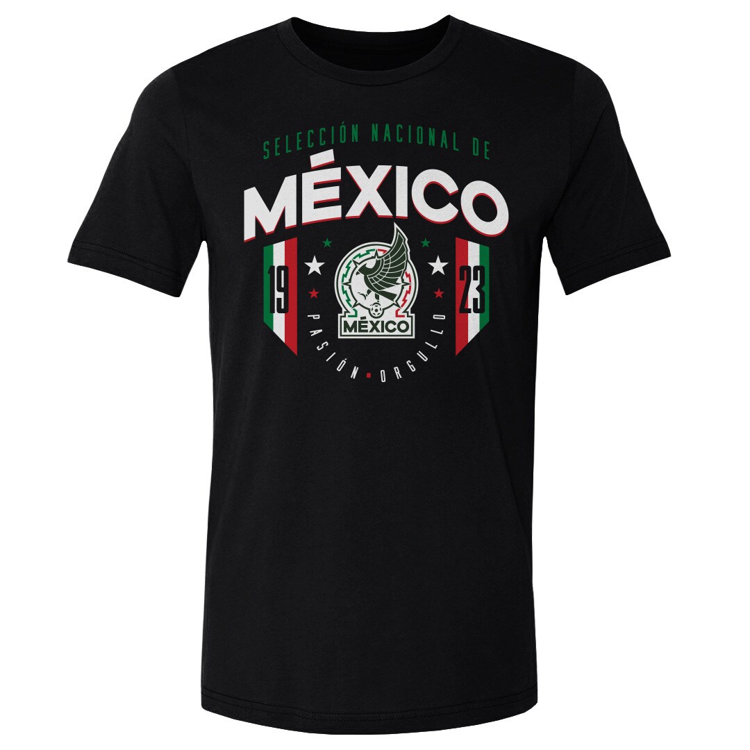 Shop mexico national team 500 level 1923 t-shirt – black – Mexico Football Shirts & World Cup Jerseys