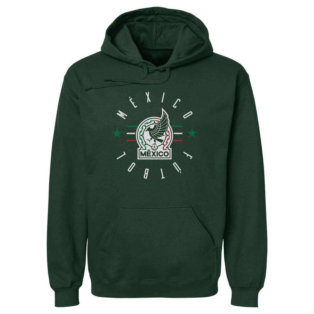 Shop mexico national team 500 level futbol pullover hoodie – forest green – Mexico Football Shirts & World Cup Jerseys