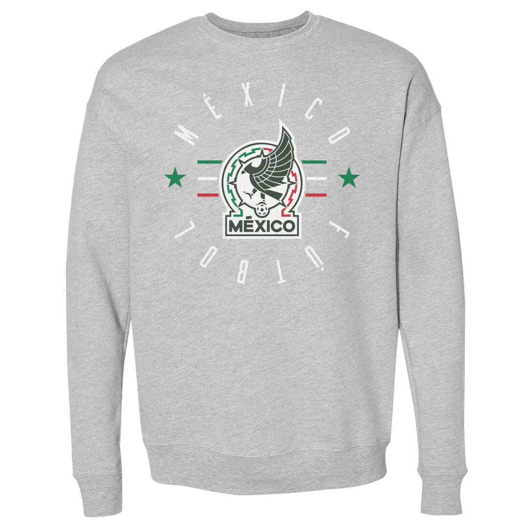 Shop mexico national team 500 level futbol pullover sweatshirt – heather gray – Mexico Football Shirts & World Cup Jerseys
