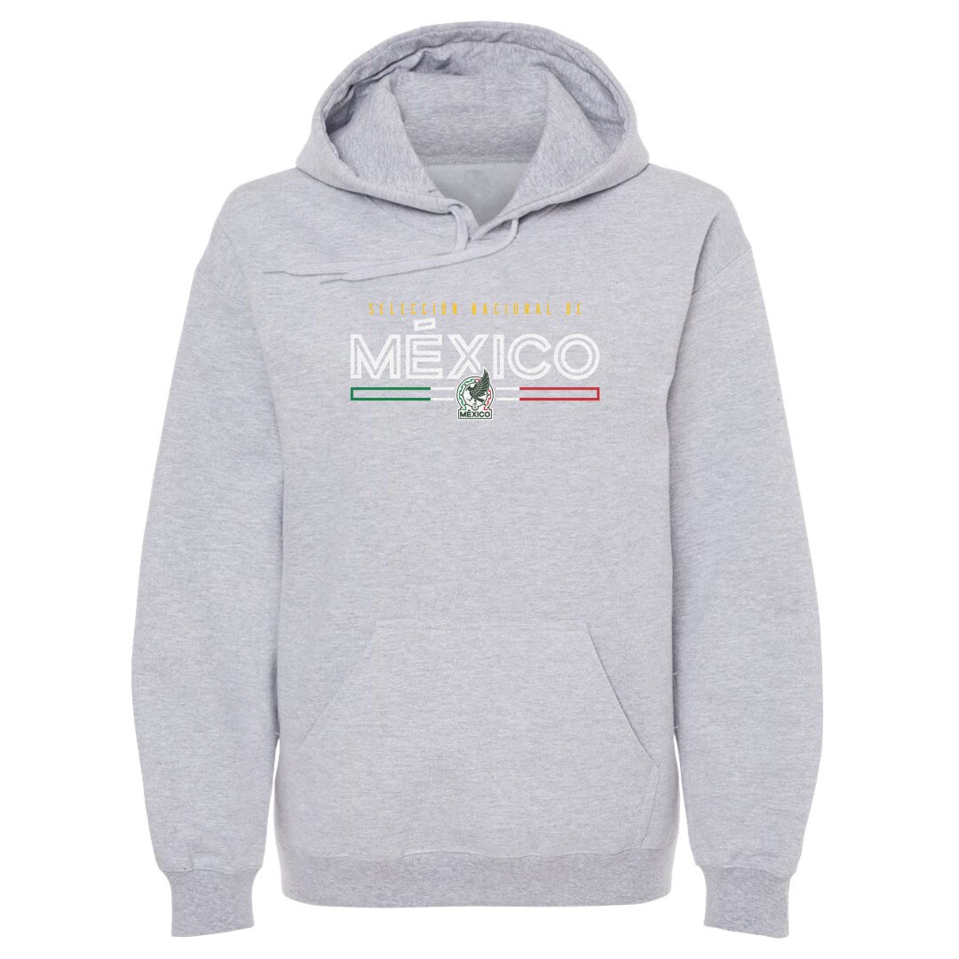 Shop mexico national team 500 level inline pullover hoodie – gray – Mexico Football Shirts & World Cup Jerseys