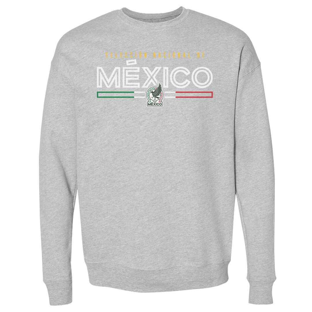 Shop mexico national team 500 level inline pullover sweatshirt – heather gray – Mexico Football Shirts & World Cup Jerseys