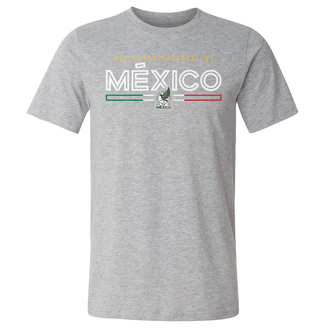 Shop mexico national team 500 level inline t-shirt – heather gray – Mexico Football Shirts & World Cup Jerseys