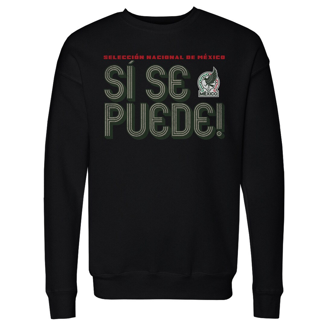 Shop mexico national team 500 level si se puede inline bold pullover sweatshirt – black – Mexico Football Shirts & World Cup Jerseys