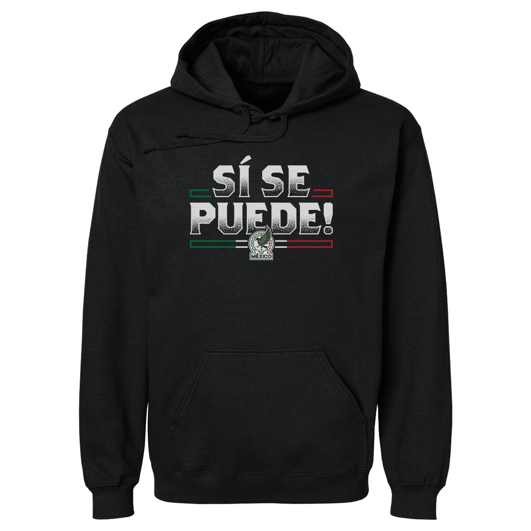 Shop mexico national team 500 level si se puede pullover hoodie – black – Mexico Football Shirts & World Cup Jerseys