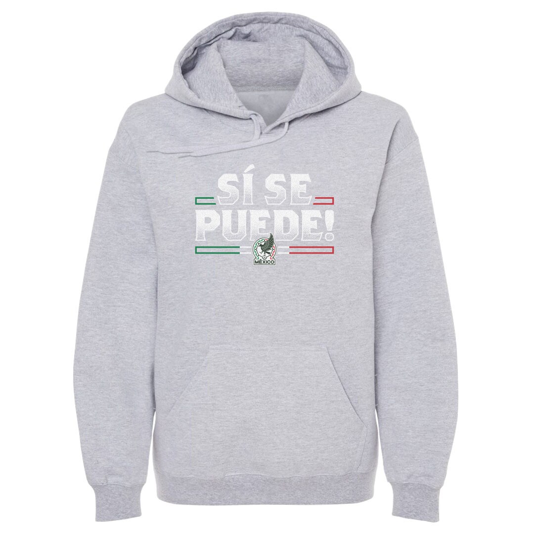 Shop mexico national team 500 level si se puede pullover hoodie – gray – Mexico Football Shirts & World Cup Jerseys