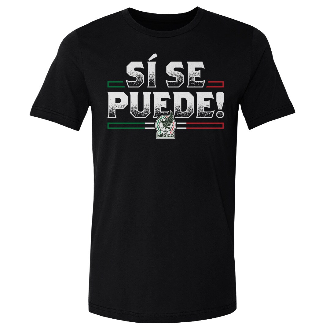 Shop mexico national team 500 level si se puede t-shirt – black – Mexico Football Shirts & World Cup Jerseys