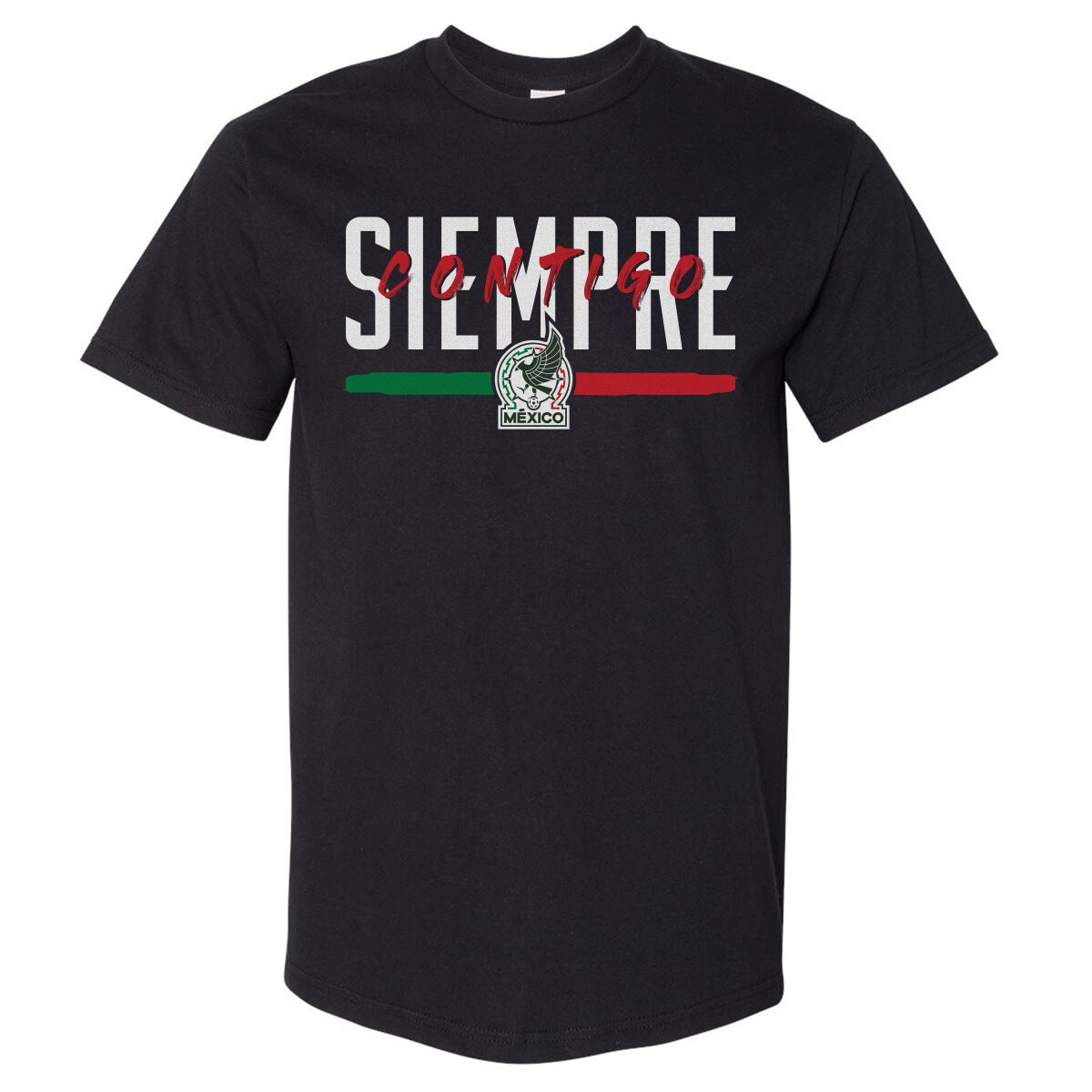 Shop mexico national team 500 level siempre contigo heavyweight t-shirt – black – Mexico Football Shirts & World Cup Jerseys