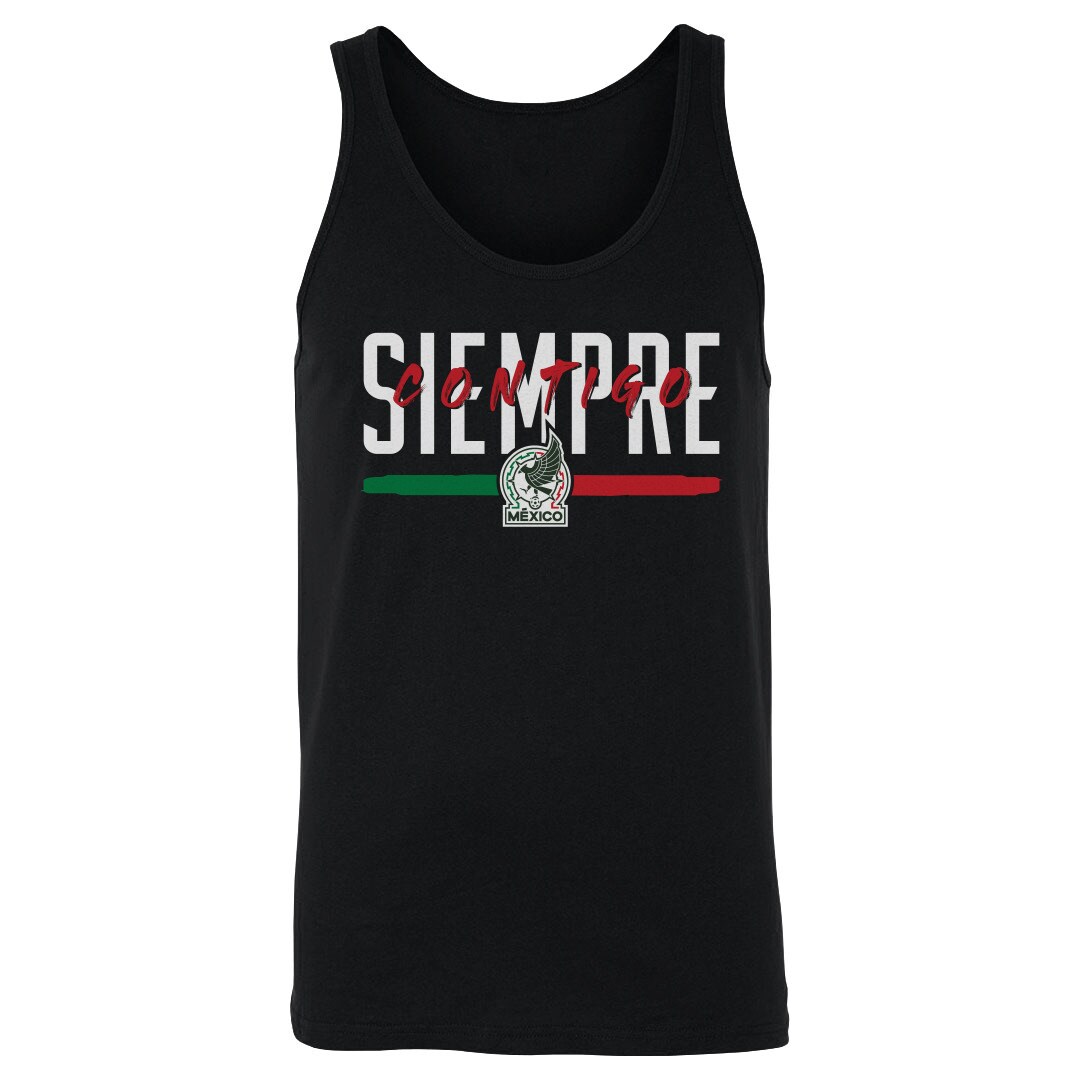 Shop mexico national team 500 level siempre contigo tank top – black – Mexico Football Shirts & World Cup Jerseys