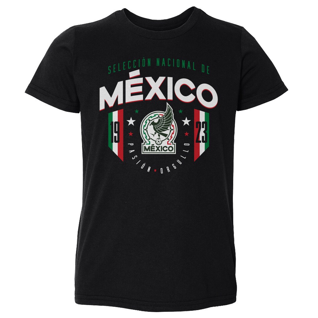 Shop mexico national team 500 level toddler 1923 t-shirt – black – Mexico Football Shirts & World Cup Jerseys