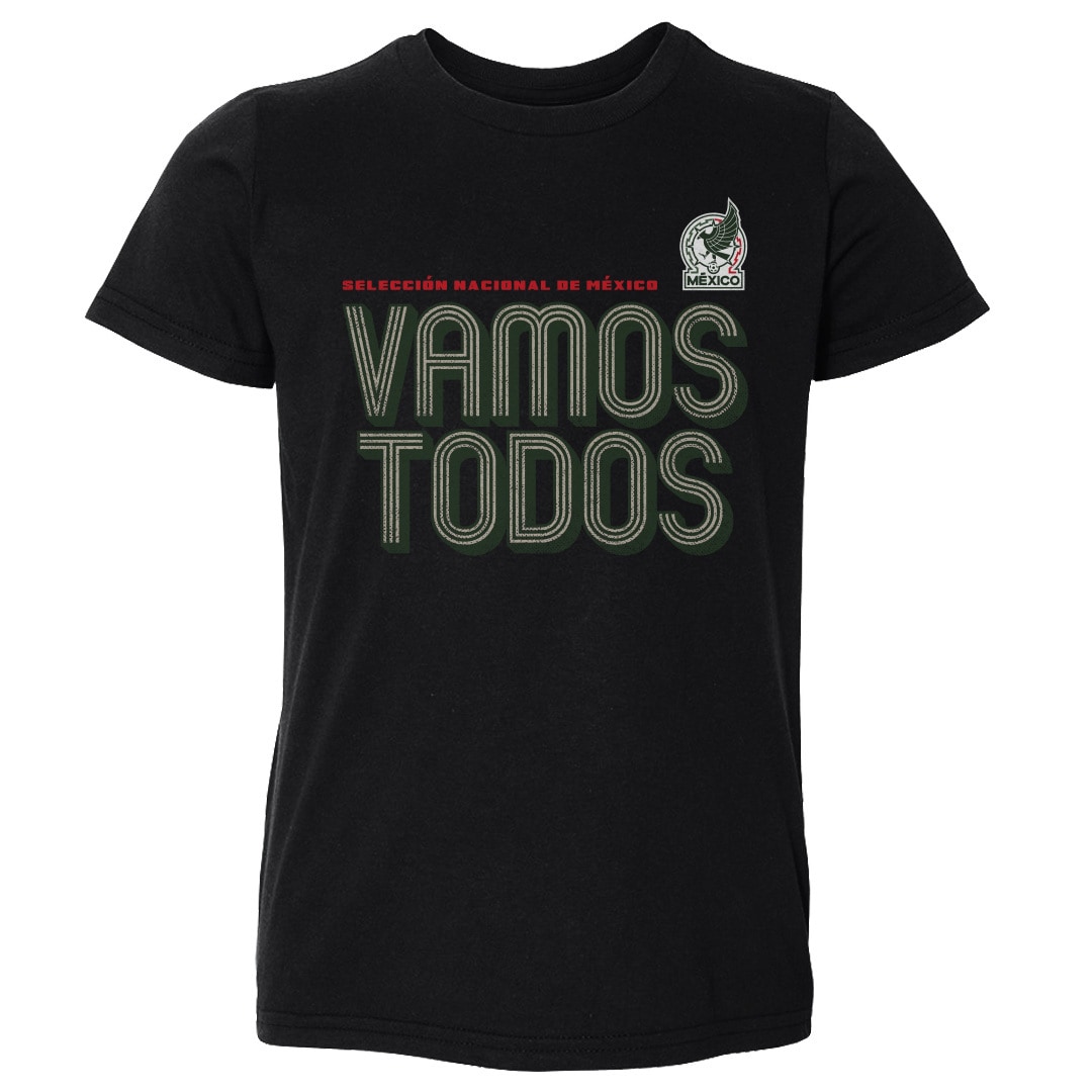 Shop mexico national team 500 level toddler inline bold t-shirt – black – Mexico Football Shirts & World Cup Jerseys