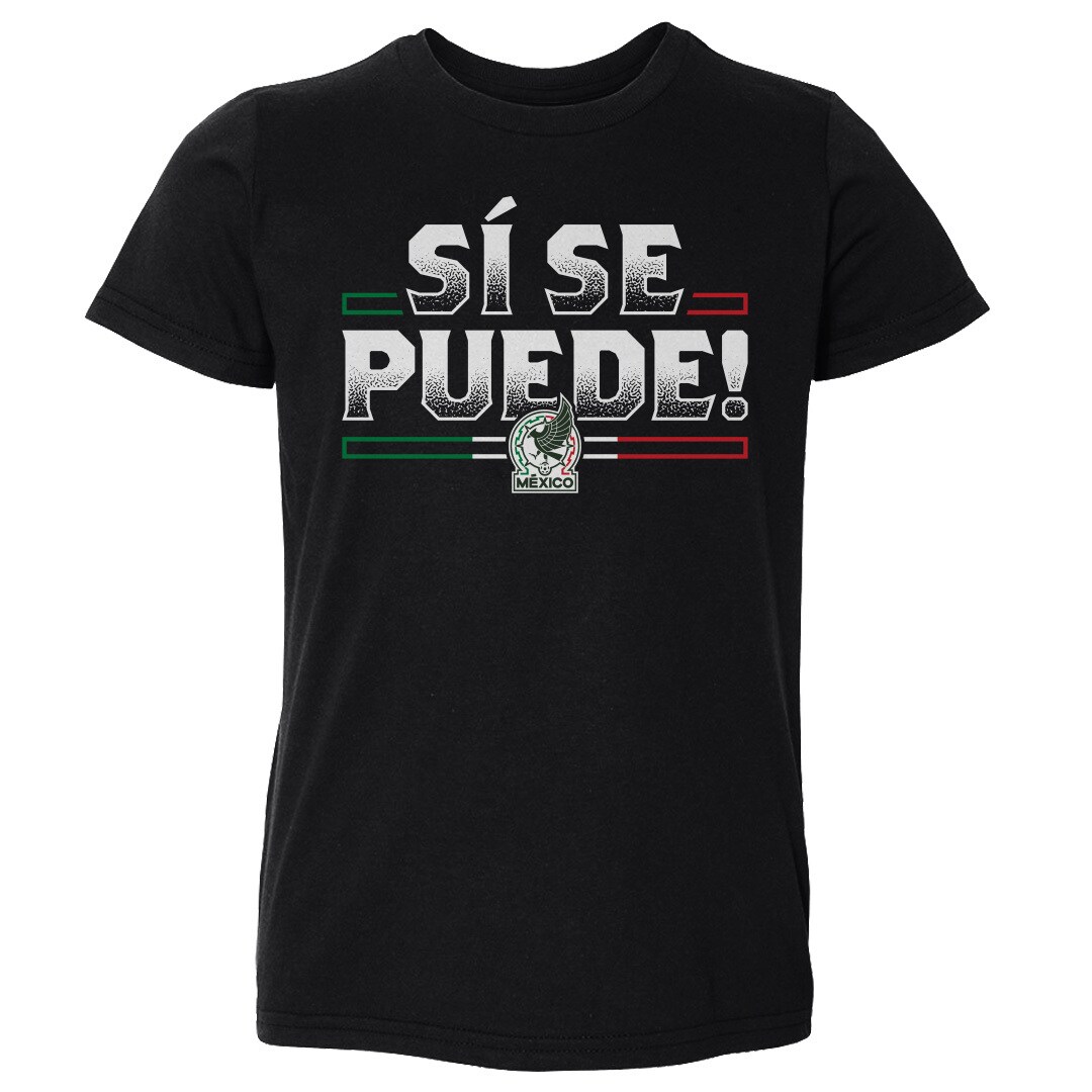 Shop mexico national team 500 level toddler si se puede t-shirt – black – Mexico Football Shirts & World Cup Jerseys