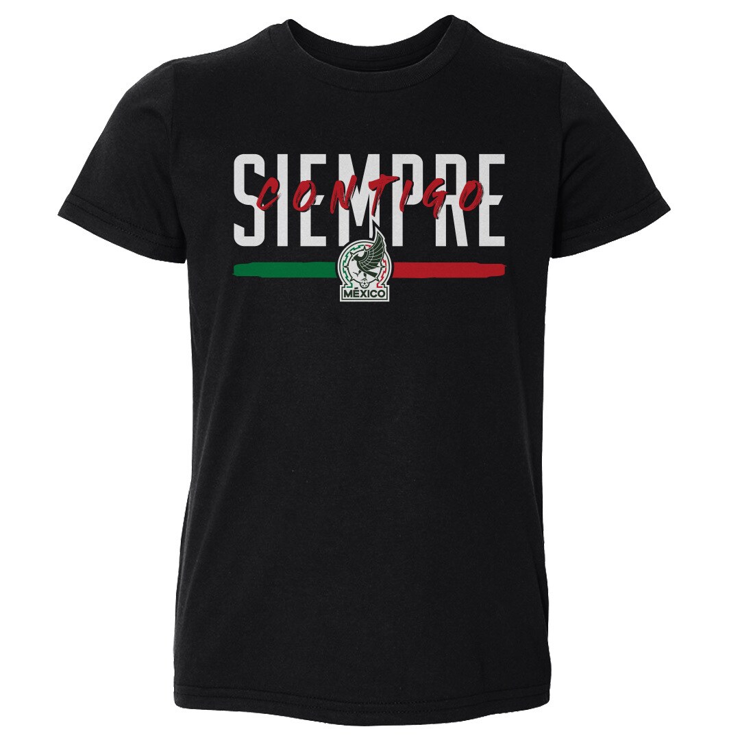 Shop mexico national team 500 level toddler siempre contigo t-shirt – black – Mexico Football Shirts & World Cup Jerseys