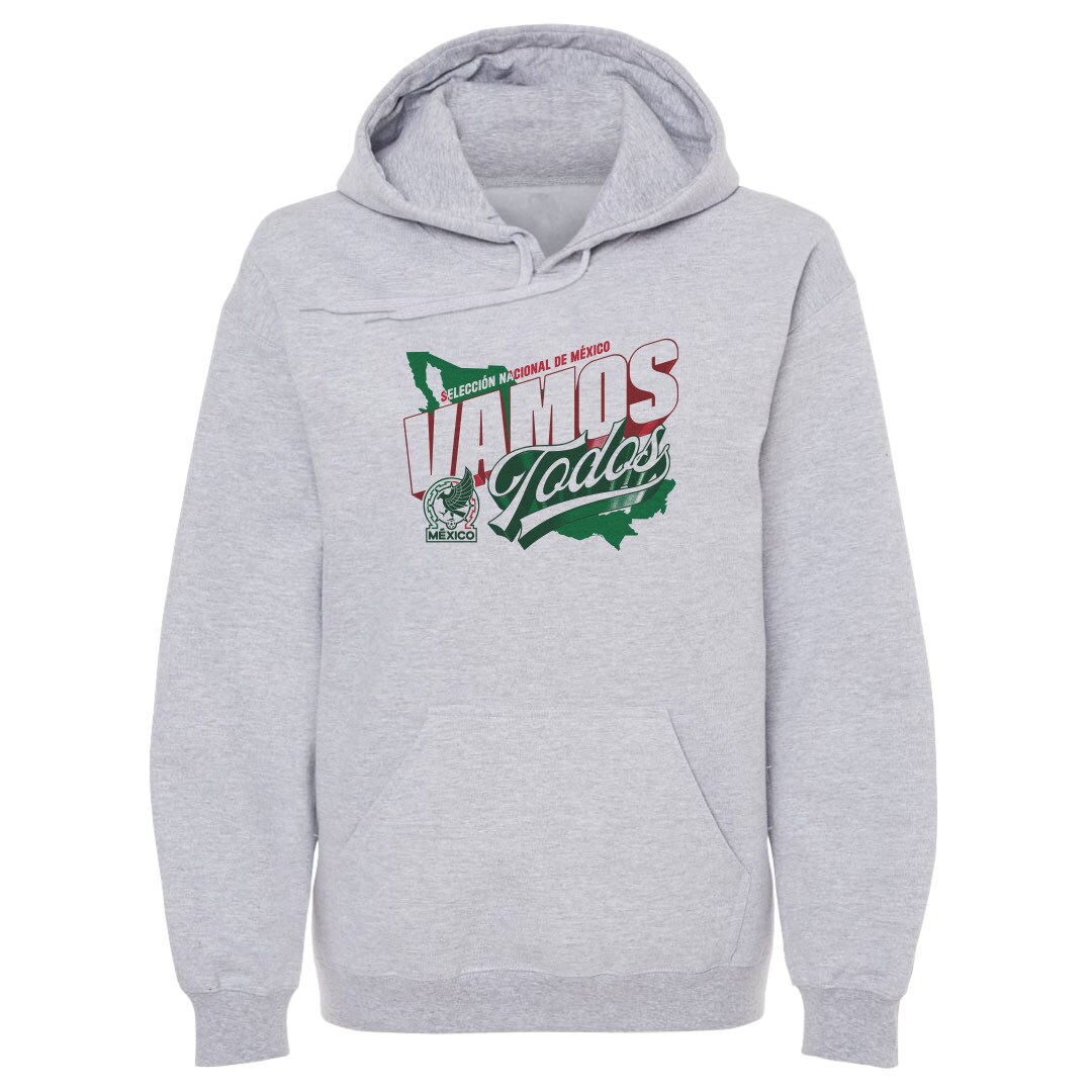 Shop mexico national team 500 level vamos todos country pullover hoodie – gray – Mexico Football Shirts & World Cup Jerseys