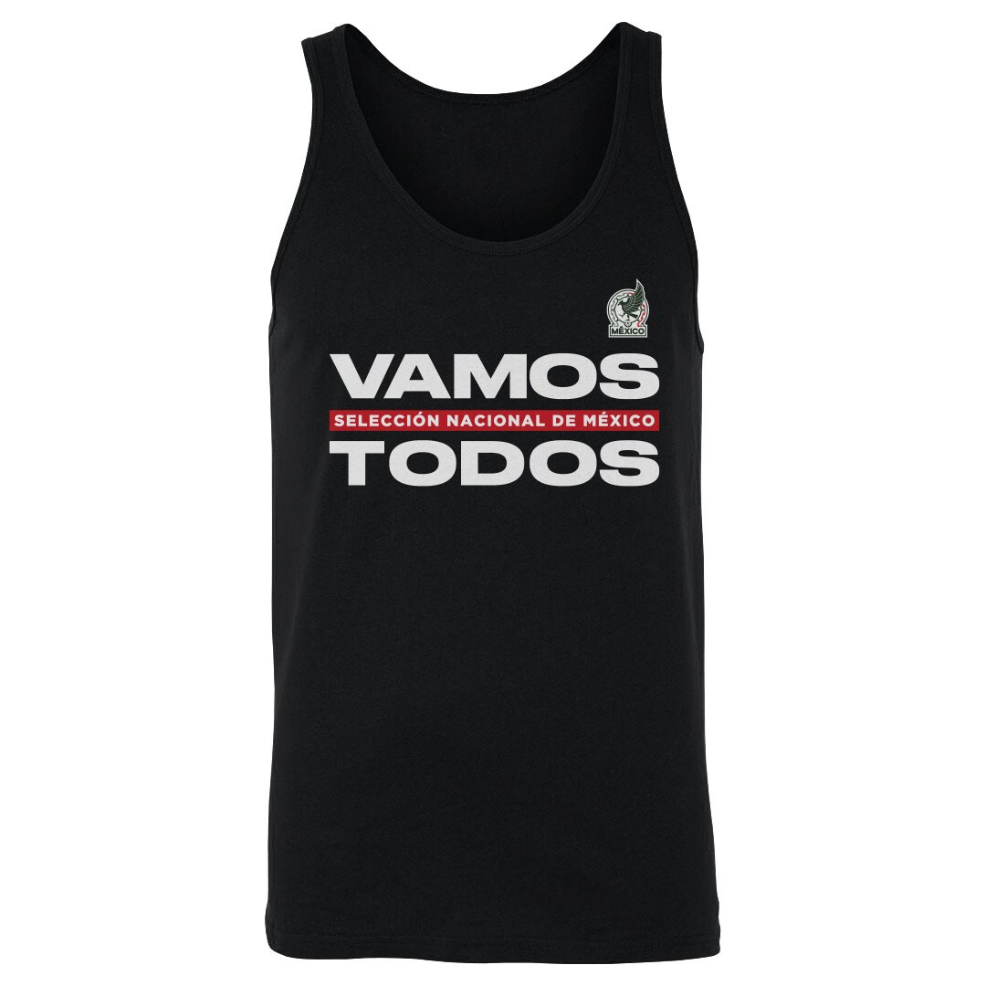 Shop mexico national team 500 level vamos todos tank top – black – Mexico Football Shirts & World Cup Jerseys
